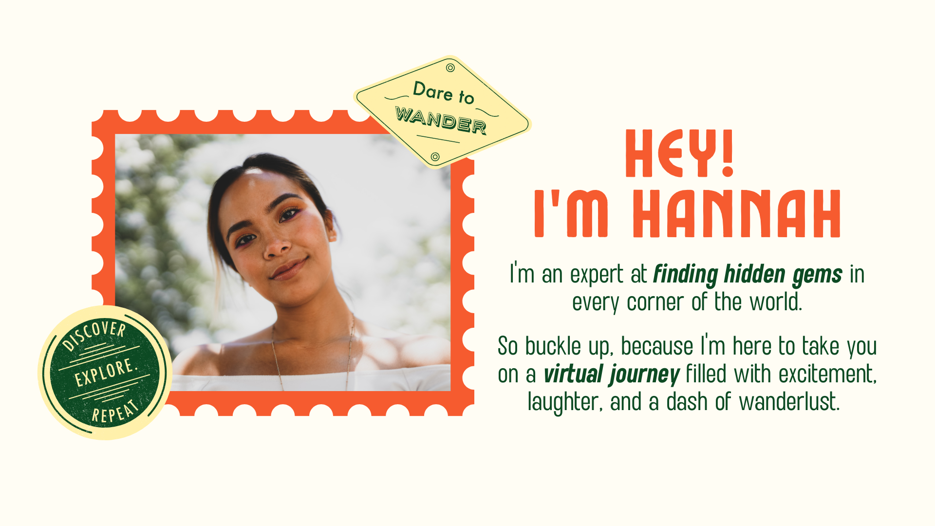 Green and Orange Playful Vintage  Philippines Travel Presentation