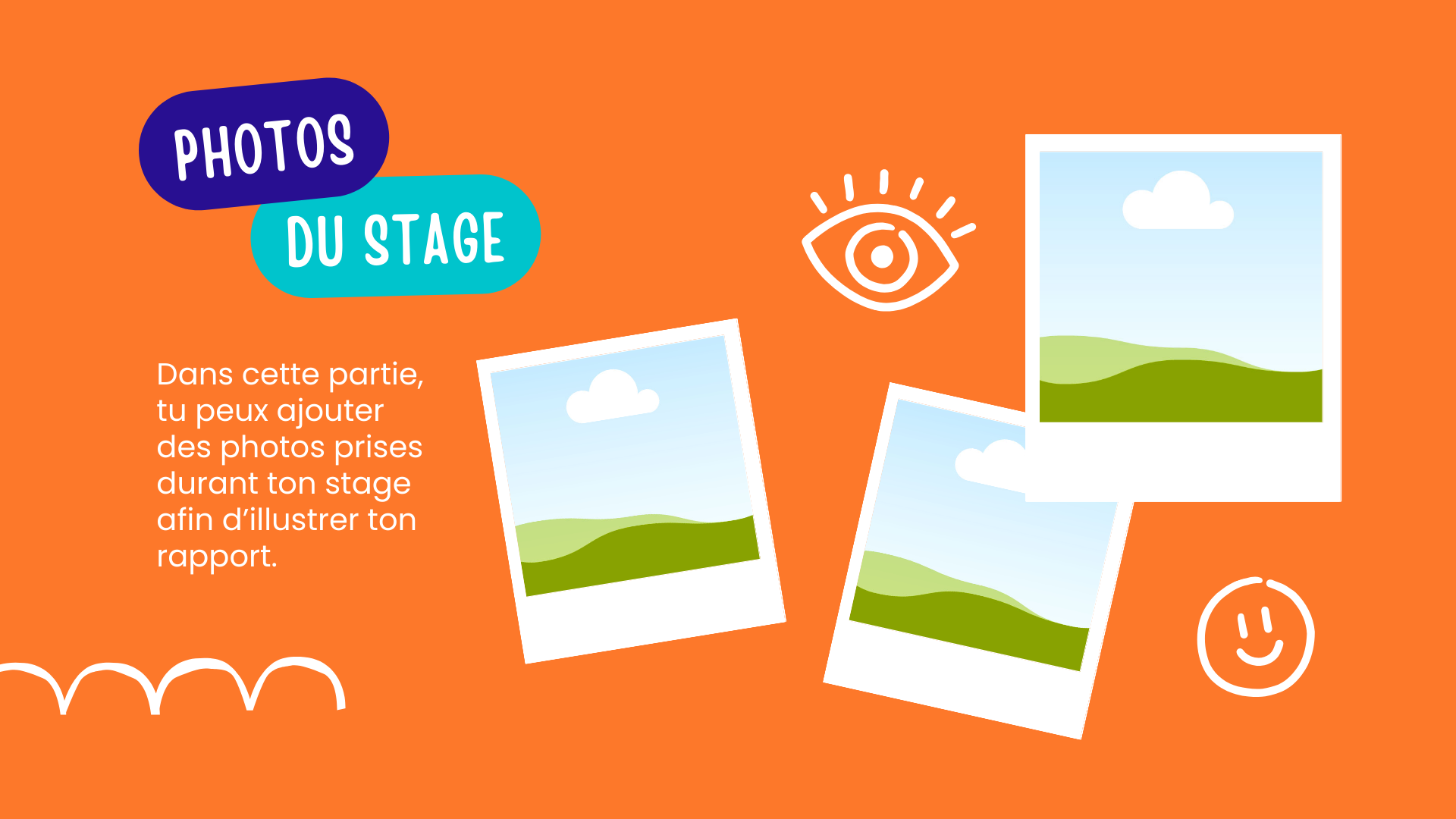 Rapport de Stage Collège Brevet Présentation Beige Coloré Moderne Illustré