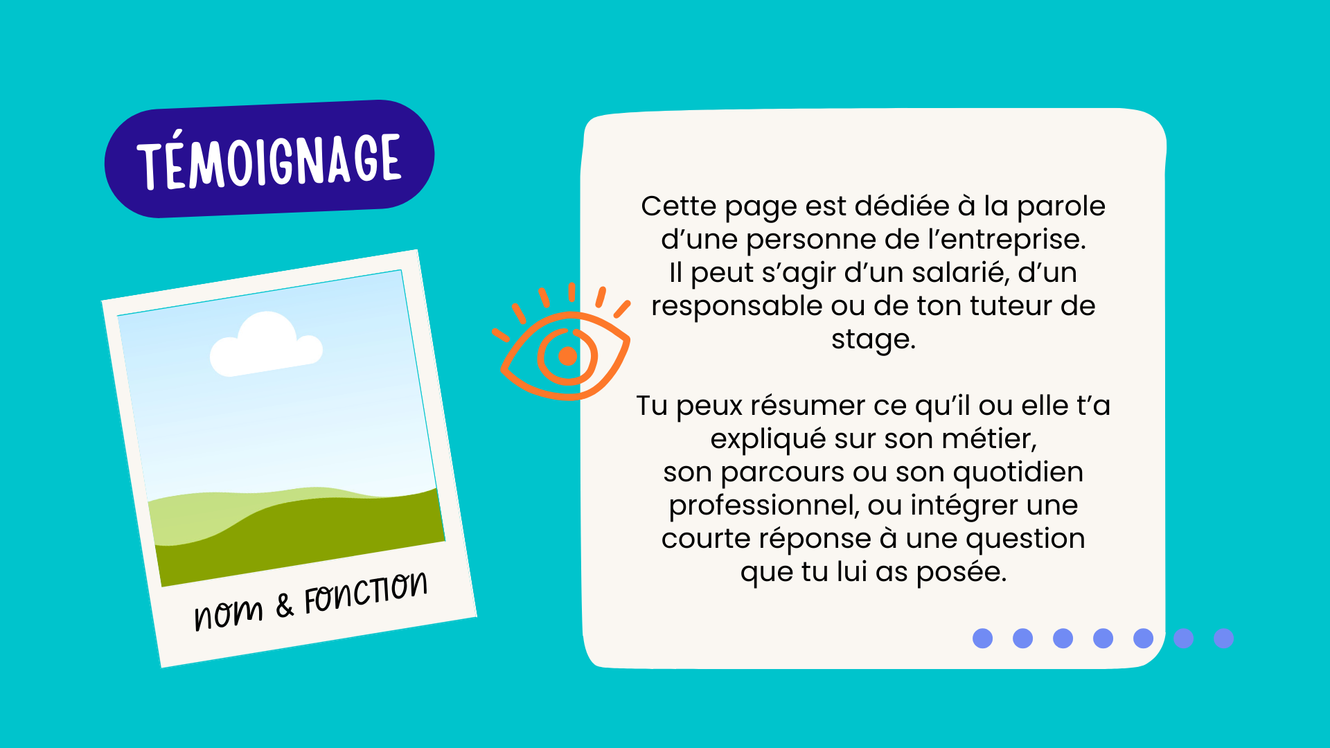 Rapport de Stage Collège Brevet Présentation Beige Coloré Moderne Illustré