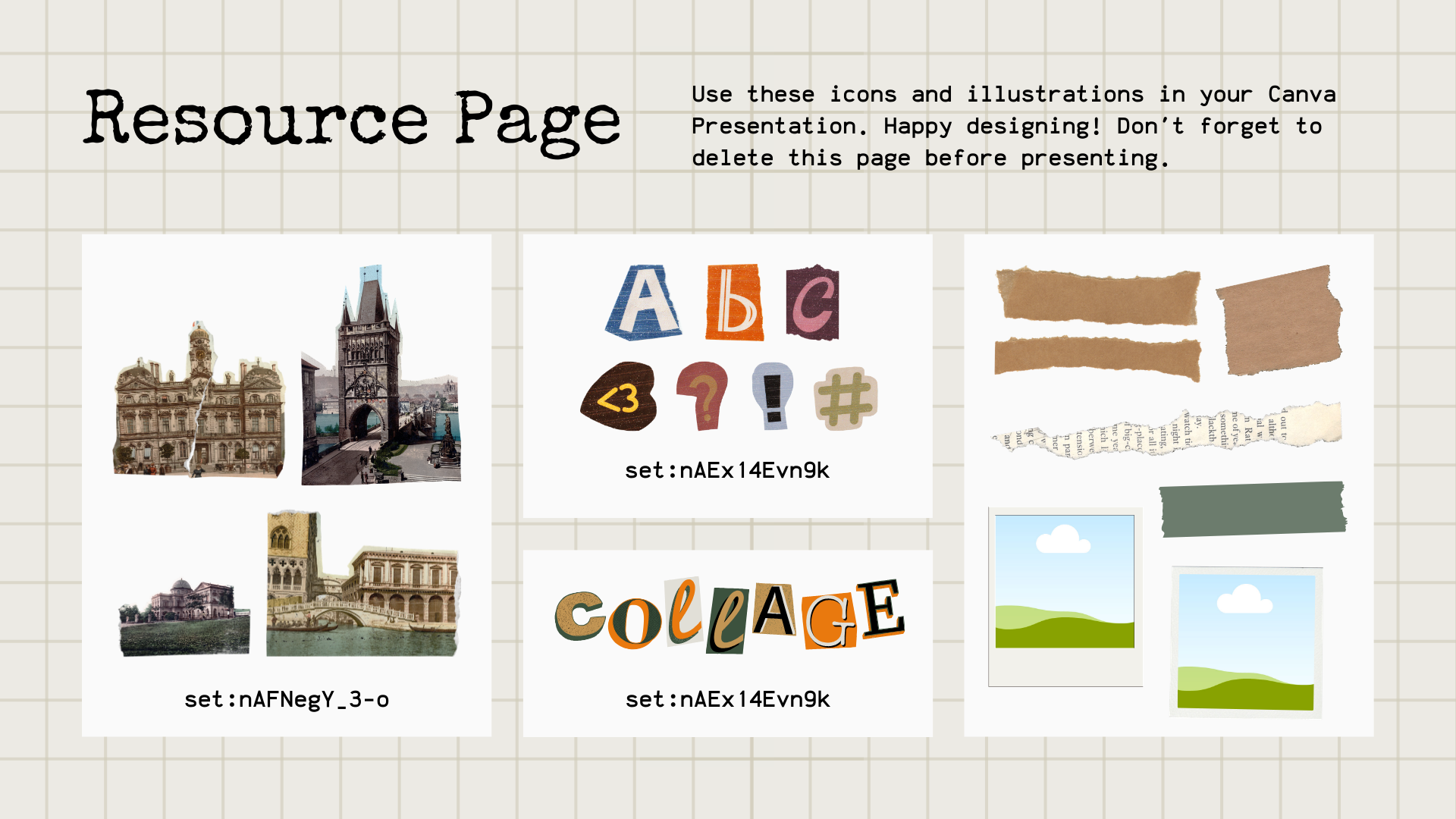 The Art of Collage Presentation