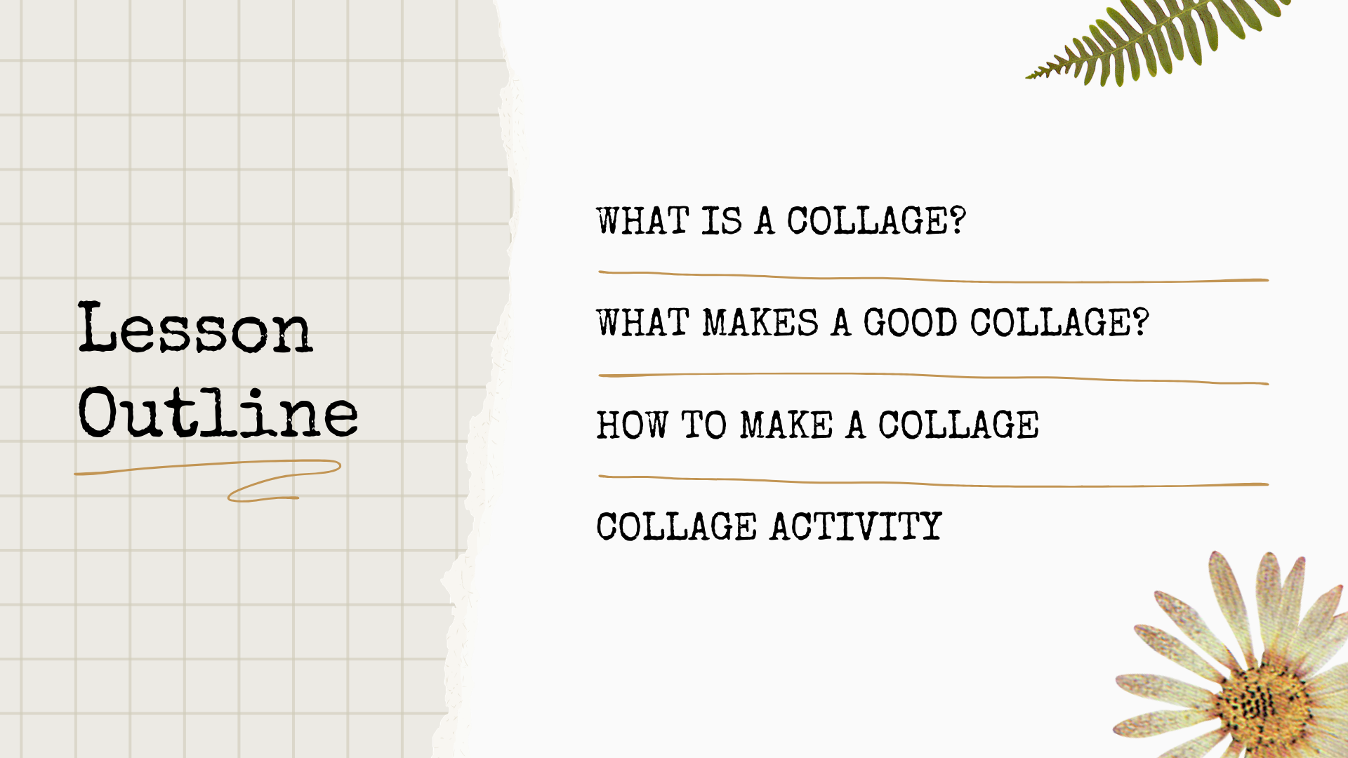 The Art of Collage Presentation