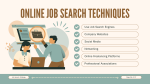 Tosca and Brown Minimalist Illustrated Job Search Strategy Presentation
